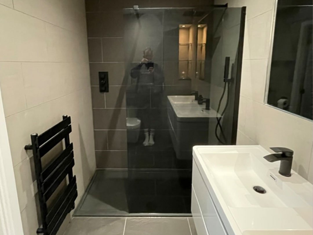 walk in shower