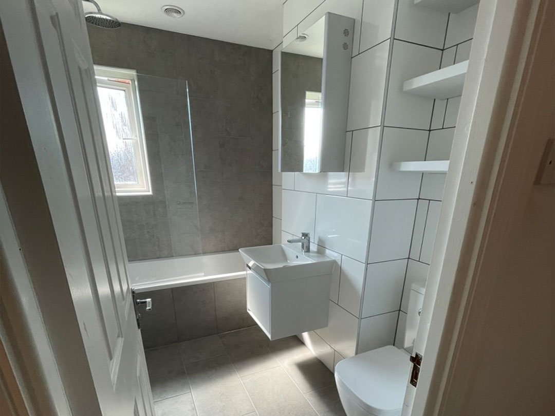 walk in shower