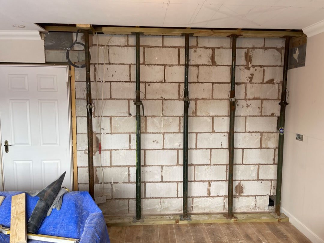 before & after wet room